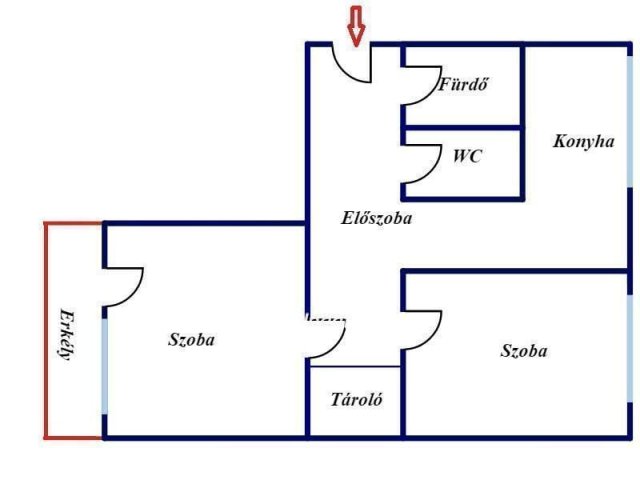 Eladó panellakás, Miskolcon 31.5 M Ft, 2 szobás