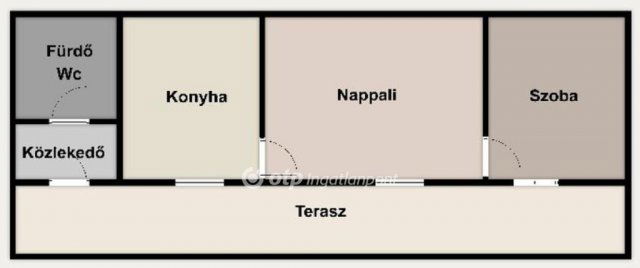 Eladó téglalakás, Debrecenben 55.9 M Ft, 2 szobás
