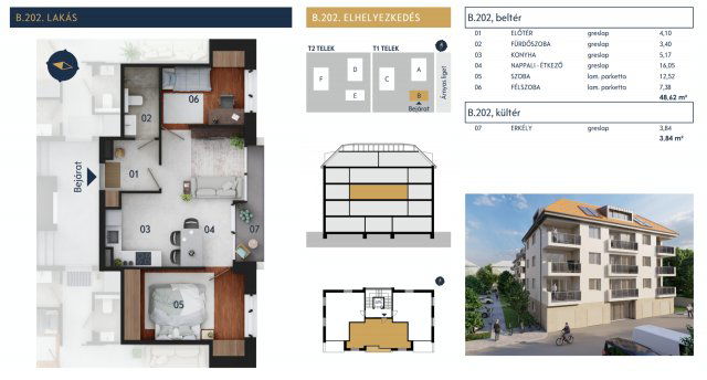 Eladó téglalakás, Pécsett 59.9 M Ft, 1+1 szobás