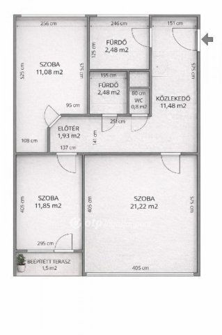 Eladó panellakás, Budapesten, X. kerületben 85.9 M Ft, 3 szobás
