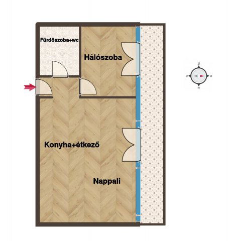 Eladó téglalakás, Zalaegerszegen 37.99 M Ft, 2+1 szobás