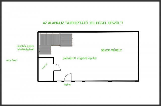 Eladó családi ház, Hajdúböszörményen 62 M Ft, 2 szobás