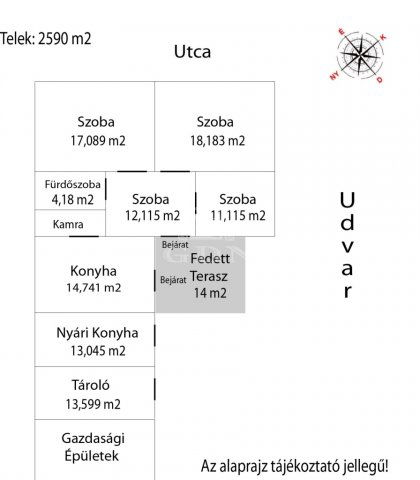 Eladó családi ház, Kisnémediben 41 M Ft, 4 szobás