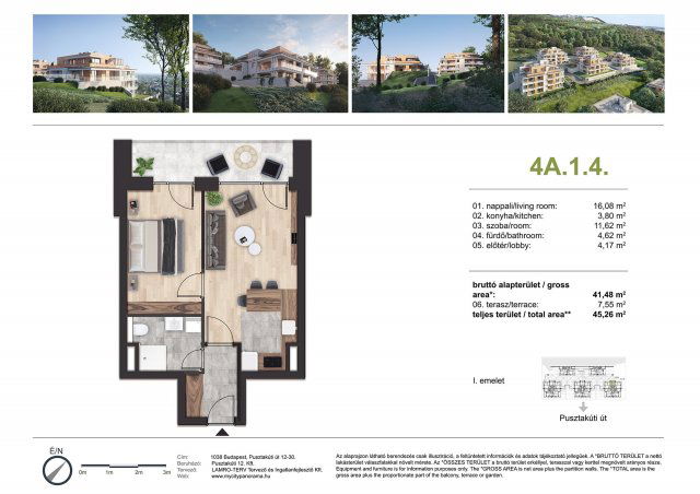 Eladó téglalakás, Budapesten, III. kerületben, Pusztakúti úton