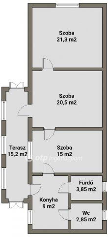 Eladó családi ház, Kisvárdán 18 M Ft, 3 szobás