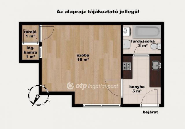 Eladó téglalakás, Budapesten, VII. kerületben 34.9 M Ft