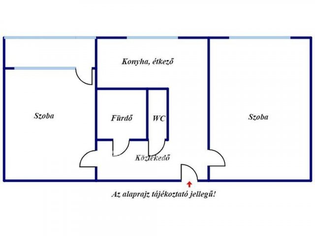 Eladó panellakás, Szegeden 47.9 M Ft, 2 szobás