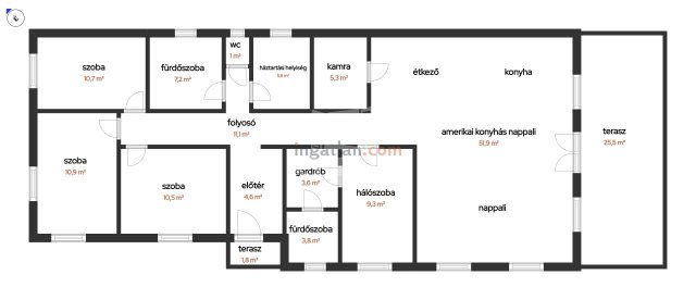Eladó családi ház, Tökölön 135 M Ft, 4+1 szobás