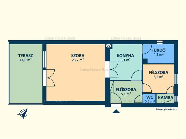 Eladó téglalakás, XII. kerületben, György Aladár utcában