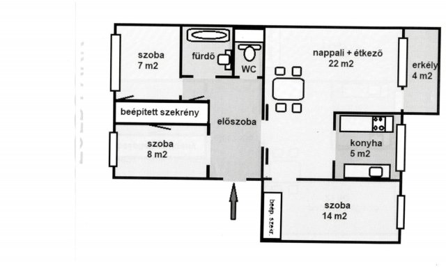 Eladó panellakás, Budaörsön 109 M Ft, 2+2 szobás