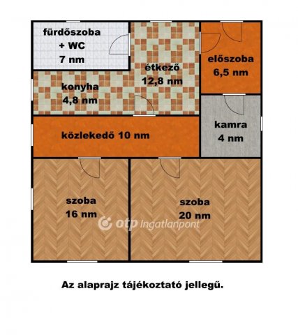 Eladó családi ház, Kenderesen 16.8 M Ft, 2 szobás