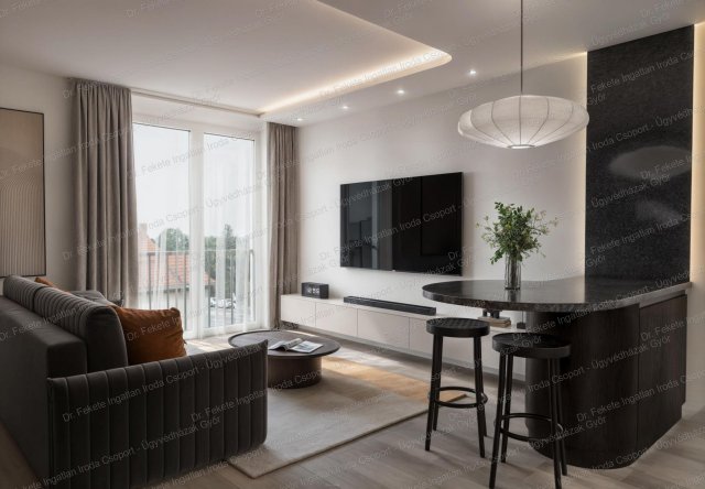 Eladó téglalakás, Győrött 49.9 M Ft, 1 szobás