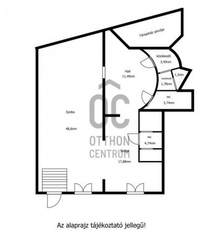 Eladó téglalakás, Budapesten, I. kerületben 60 M Ft, 2 szobás