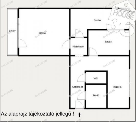 Eladó panellakás, Kecskeméten 54 M Ft, 3 szobás