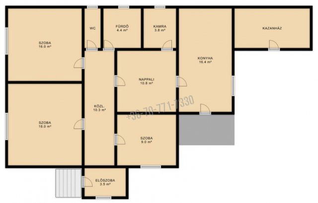 Eladó családi ház, Hevesvezekényen 14.9 M Ft, 4 szobás