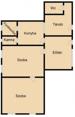 Eladó téglalakás, Kunszentmártonban 11.5 M Ft, 2 szobás