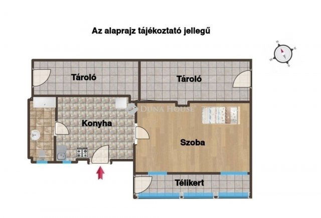Eladó családi ház, Budapesten, XXI. kerületben 42 M Ft, 1 szobás