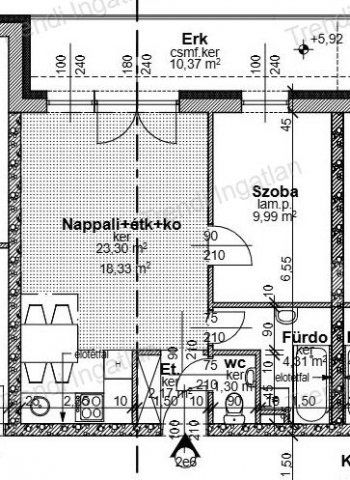 Eladó téglalakás, Győrött 41.99 M Ft, 2 szobás