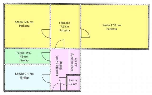Eladó téglalakás, Salgótarjánban 25 M Ft, 2+1 szobás