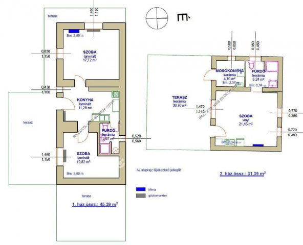 Eladó családi ház, Poroszlón 49.9 M Ft, 3 szobás