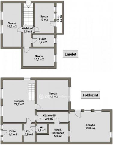 Eladó téglalakás, Tuzséren 21 M Ft, 4+1 szobás