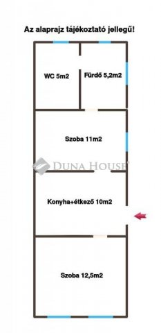 Eladó családi ház, Kurdon 36.5 M Ft, 2 szobás