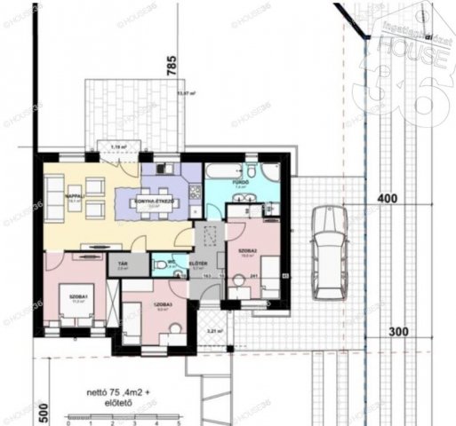 Eladó családi ház, Helvécián 72 M Ft, 4 szobás