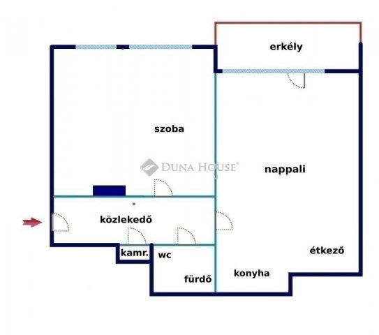 Eladó téglalakás, Budapesten, XIII. kerületben 74 M Ft, 2 szobás