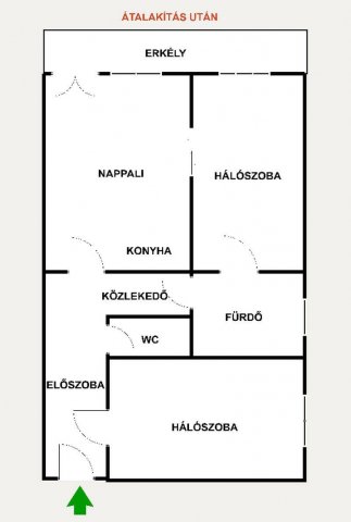 Eladó téglalakás, Budapesten, III. kerületben 88 M Ft, 2 szobás