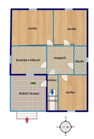 Eladó családi ház, Katafán 62 M Ft, 4 szobás