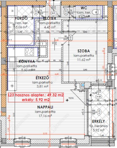Eladó téglalakás, Székesfehérvárott 60.122 M Ft, 2 szobás