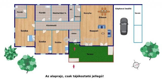 Eladó ikerház, Kartalon 74 M Ft, 4 szobás / költözzbe.hu