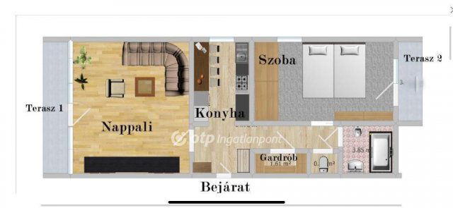 Eladó téglalakás, Budapesten, XII. kerületben 128 M Ft, 2 szobás