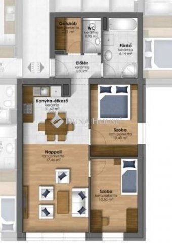 Eladó téglalakás, Szombathelyen 61.9 M Ft, 6 szobás