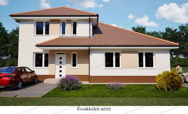 Eladó ikerház, Vácrátóton 105 M Ft, 5 szobás