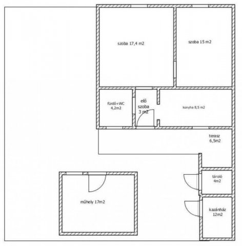 Eladó családi ház, Szentesen 13 M Ft, 2 szobás