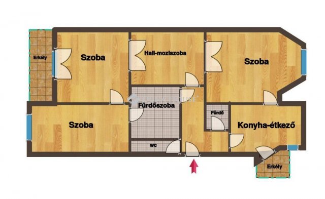 Kiadó téglalakás, albérlet, XIII. kerületben, Katona József utcában