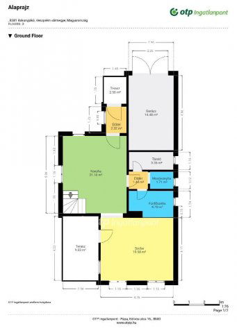 Eladó családi ház, Bakonyjákón 99.5 M Ft, 2+3 szobás