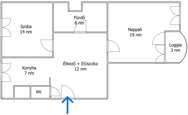 Eladó téglalakás, Gödöllőn 79.9 M Ft, 2 szobás