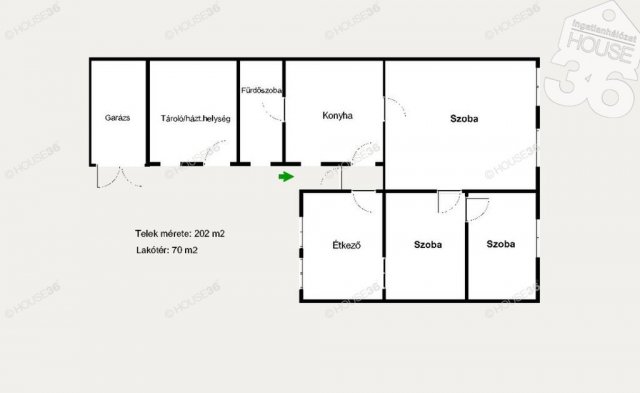 Eladó családi ház, Kecskeméten 28.9 M Ft, 3 szobás