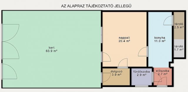 Eladó családi ház, Budapesten, XX. kerületben 46.9 M Ft