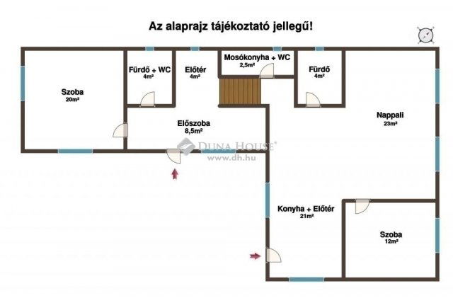 Eladó családi ház, Budapesten, XVIII. kerületben 84.9 M Ft
