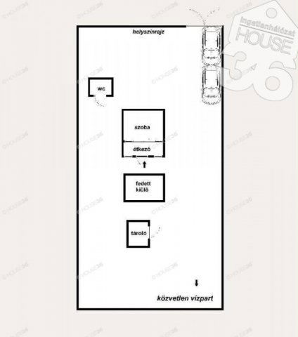 Eladó nyaraló, Tiszaugon 26.5 M Ft, 1 szobás