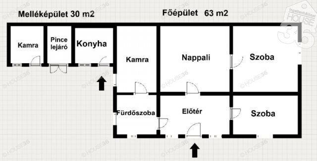 Eladó családi ház, Tiszaalpáron 16.9 M Ft, 3 szobás