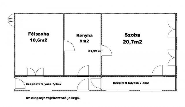 Eladó családi ház, Tiszaörsön 4 M Ft, 1+1 szobás