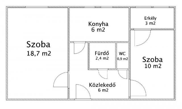 Eladó panellakás, Ajkán 27.9 M Ft, 1+1 szobás
