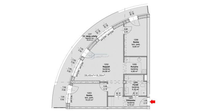 Eladó téglalakás, Szegeden 95.2 M Ft, 3 szobás