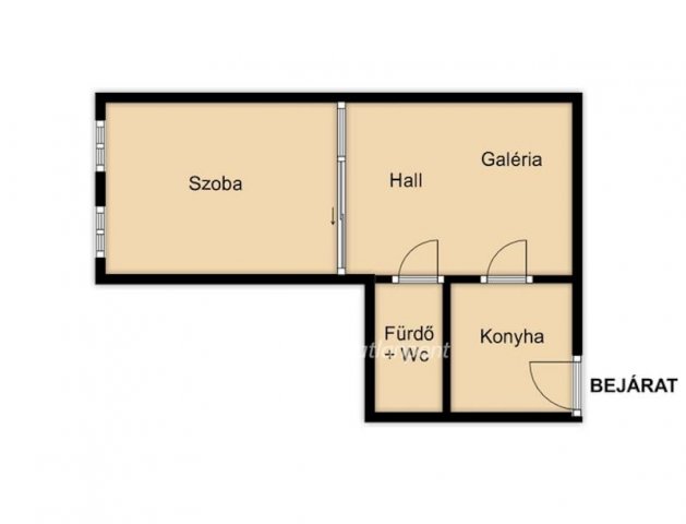 Eladó téglalakás, Budapesten, VIII. kerületben 62 M Ft, 1 szobás