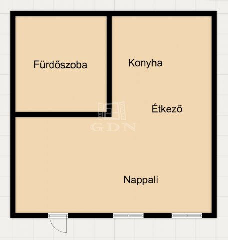 Eladó téglalakás, Budapesten, VI. kerületben 65.9 M Ft, 1 szobás