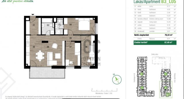 Eladó téglalakás, Budapesten, XIII. kerületben 168.009 M Ft